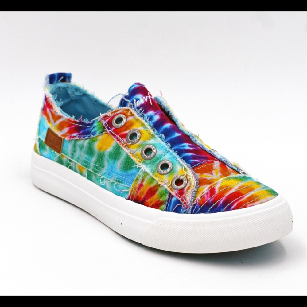 Blowfish rainbow tie dye sneakers